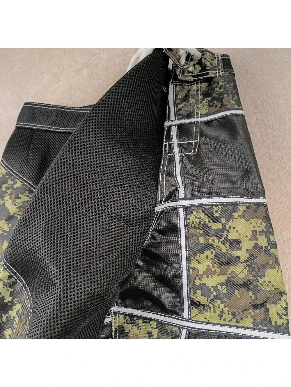 Jettribe Racing Shorts Mens Size 36 Camo Board Surfing Trunks Drawstring